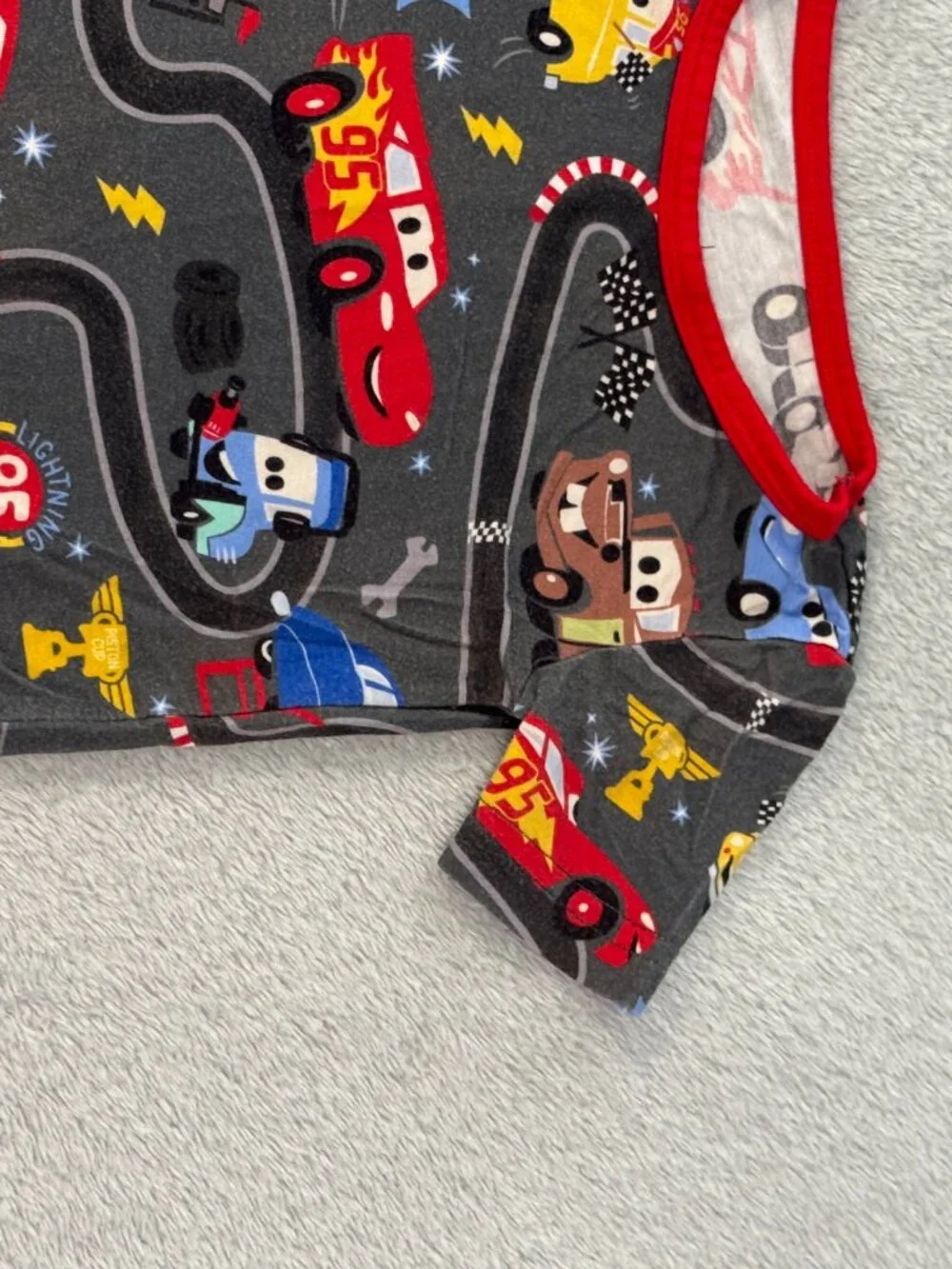 Little Sleepies Disney Pixar Cars 2T PJ Set Shorts/ Short Sleeve